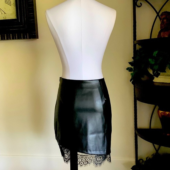 High waist Pleather skirt - Picture 4 of 10
